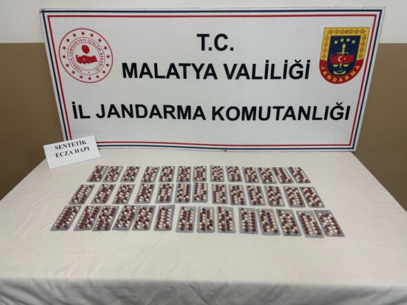Malatya’da Uyuşturucu Operasyonu: 550 Hap Ele Geçirildi