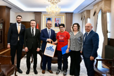 Dünya Birincisi Öğrenci Vali Yavuz Tarafından Kabul Edildi