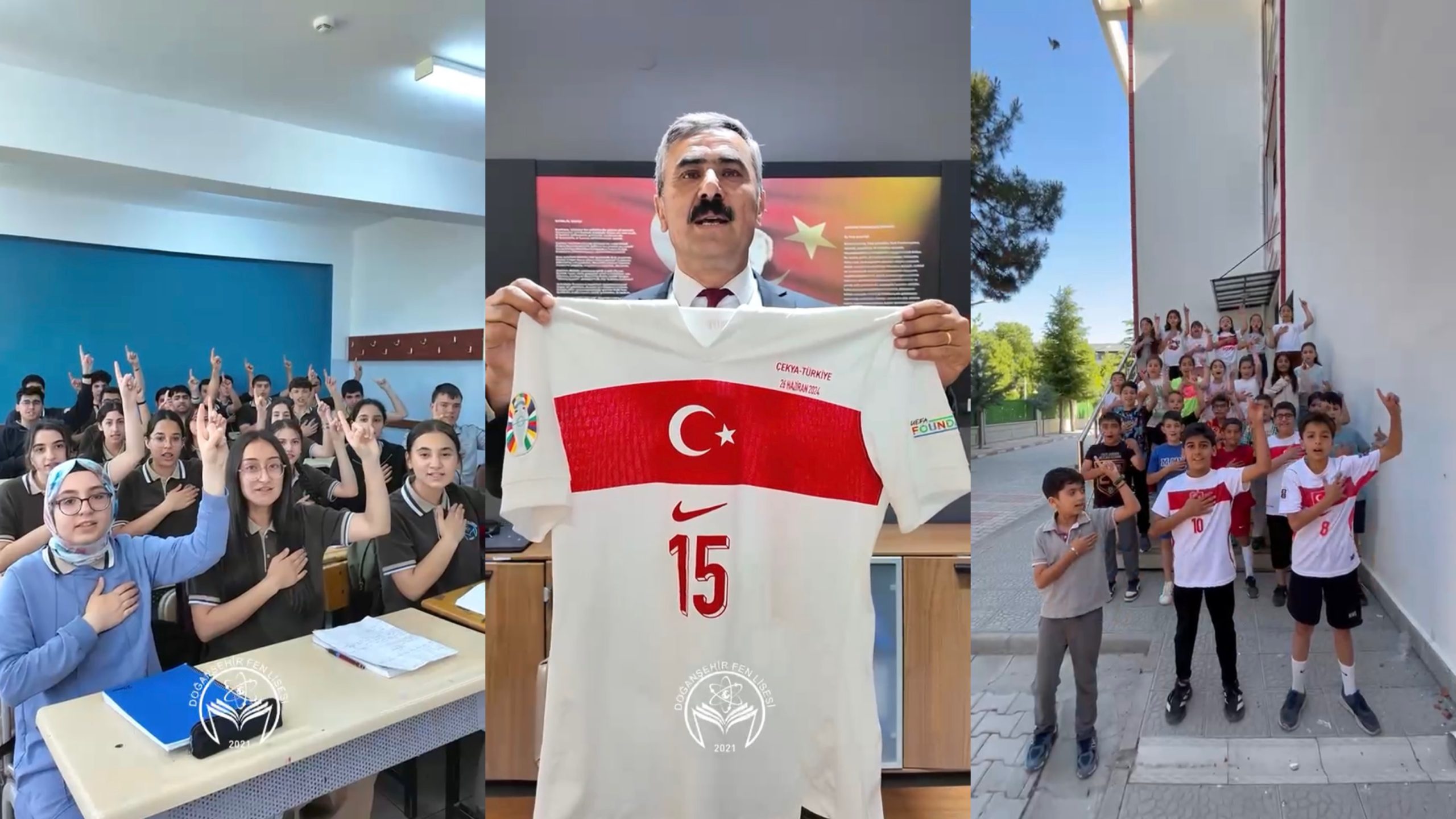 Malatyalı Öğrencilerden A Milli Takım’a Videolu Destek