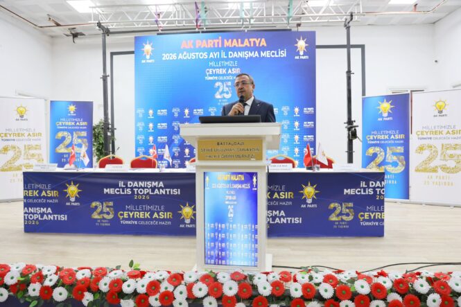 AK Parti Malatya İl Başkanı Bakan’dan 25. Yıl Açıklaması: "Türkiye’yi Geleceğe Hazırlıyoruz"