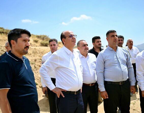 Başkan Geçit, Salkonak Geli Mezrasında Yatırımları Yerinde İnceledi
