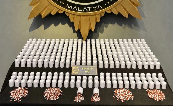 Malatya’da 14 Bin 900 Sentetik Hap Ele Geçirildi