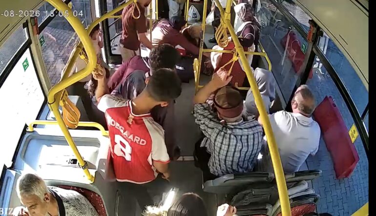Malatya’da Otobüste Sağlık Alarmı