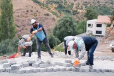 Battalgazi’de 2 Bin 500 Metrekare Kilit Taşı Döşendi
