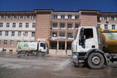 Battalgazi’de Okullara Eğitim Öncesi Temizlik