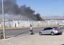 Dilek Yolunda Atıl Konteynerde Yangın