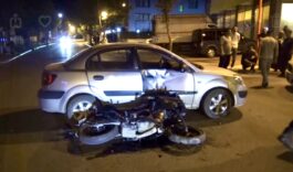 Motosiklet İle Otomobil Çarpıştı: 2 Yaralı