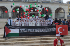 Malatya’da Miniklerden Gazze’ye Anlamlı Mesaj