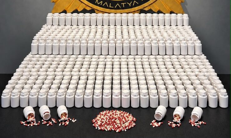Malatya’da Uyuşturucu Operasyonu: 44 Bin 616 Hap Ele Geçirildi