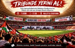 Yeşilyurtspor- Siirt Spor Maçında Gazze'ye Destek Mesajı Verilecek