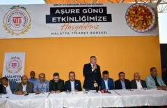 MALATYA TİCARET BORSASI AŞURE GÜNÜ ETKİNLİĞİ DÜZENLEDİ (9)