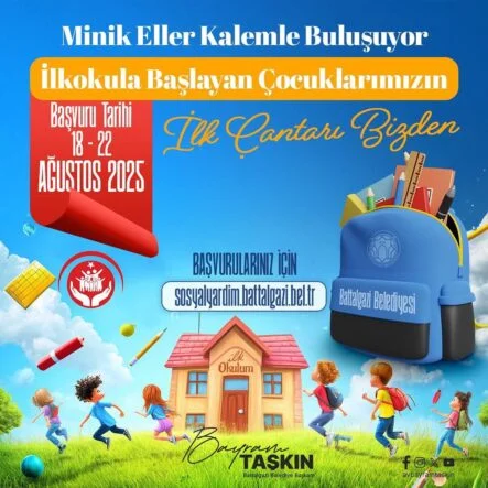 Battalgazi Belediyesi’nden Ailelerin Yükünü Alacak Kırtasiye Desteği