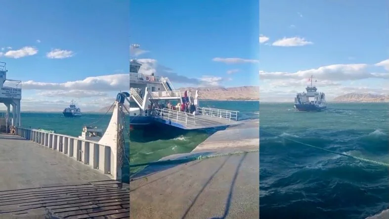 Fırtına Feribotu İskeleye Yanaştırmadı