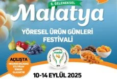Malatya yöresel ürün günleri festivali başlıyor