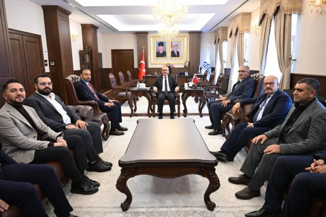 Vali Yavuz, MÜSİAD Malatya Heyetiyle Sağlık Sanayi ve Aile Yılı Projelerini Görüştü