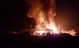 Hekimhan Kurşunlu’da Ev Yangını