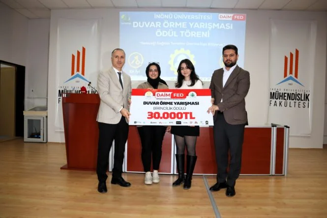 Akademi İle Sektör Aynı Sahada: İnönü Üniversitesi’nde Duvar Örme Yarışması Ödüllerle Sonuçlandı