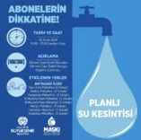 Battalgazi’de 21 Sokakta 7 Saatlik Su Kesintisi