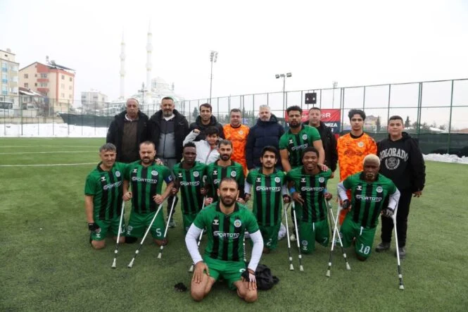 Malatya Büyükşehir Belediyesi Ampute Futbol Takımı Türkiye Kupası’nda Çeyrek Finalde