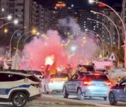 Malatya’da Galatasaray Coşkusu Sokağa Taştı